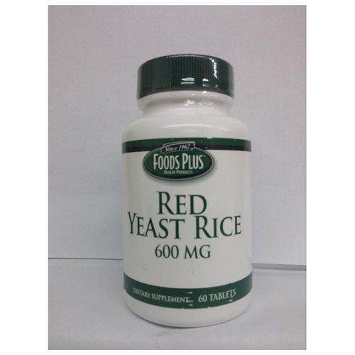 Foods Plus Food Red Yeast Rice Tabs 600 Mg 60 Tabletes