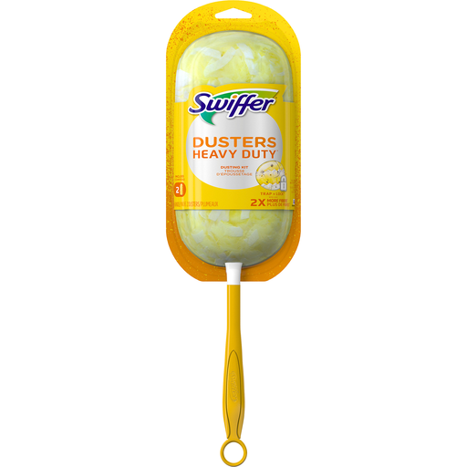 Swiffer Dusters Heavy Duty Dusting Kit (1 Handle, 2 Dusters)