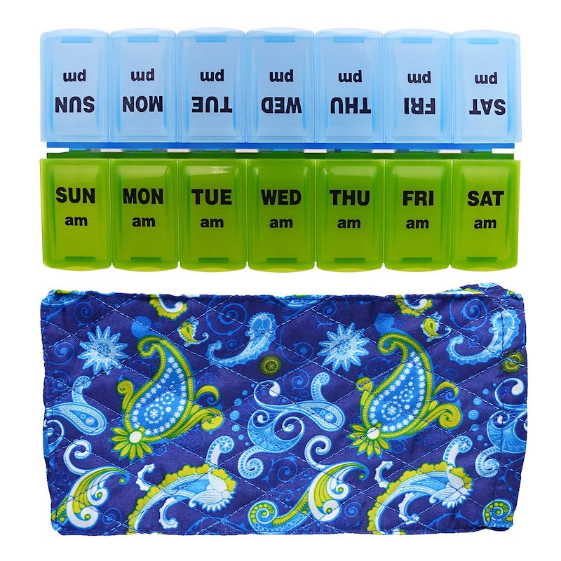 Apex Pill Organizer With Decorative Sleeve Am/Pm