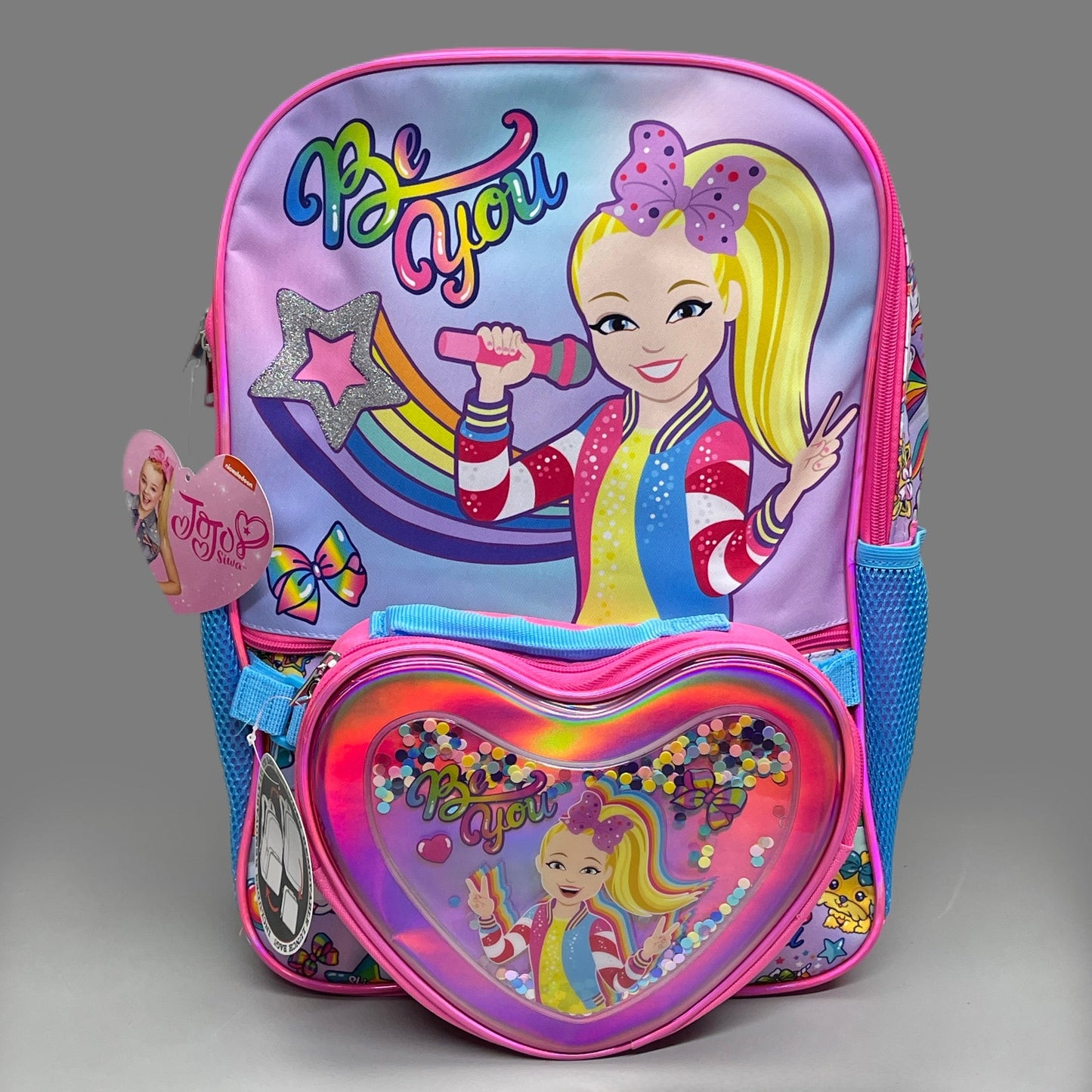ACCESSORY INNOVATIONS JOJO Siwa 10-PK Nickelodeon “Be You” Backpack & Lunch Bag Pink