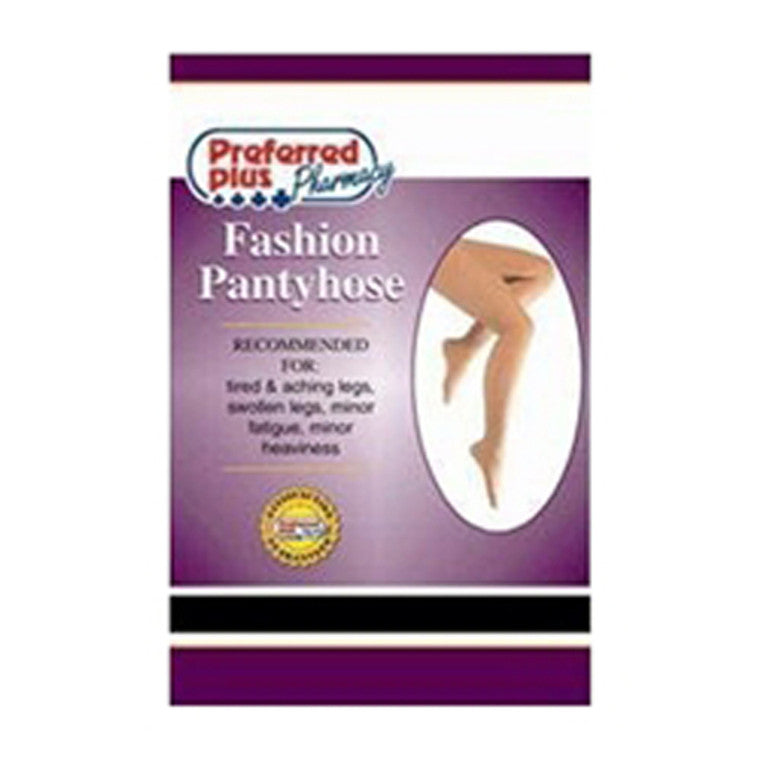 Loving Comfort 20-30 mmHg Compression Pantyhose – Black Sheer (Queen)