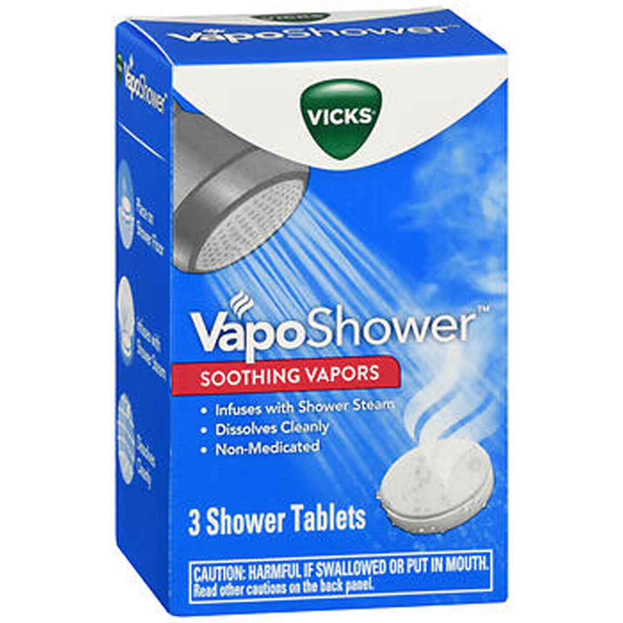 Vicks VapoShower™ Soothing Non-Medicated Shower Tablets – 3 ct
