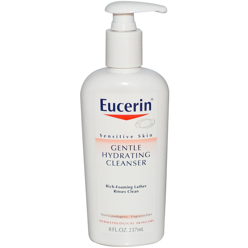 Eucerin Sensitive Skin Gentle Hydrating Cleanser - 8 Oz