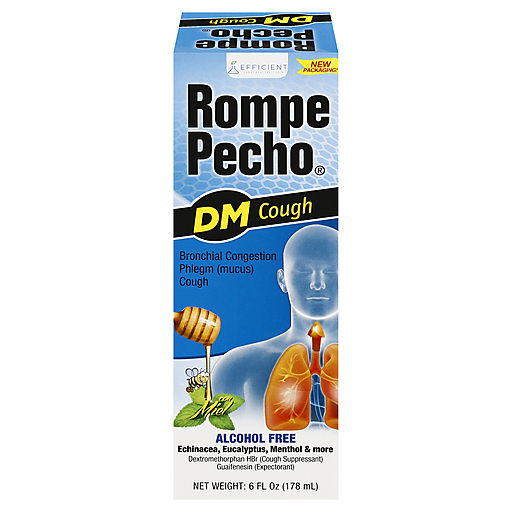 Rompe Pecho Cough DM, Honey 6 Fl Oz