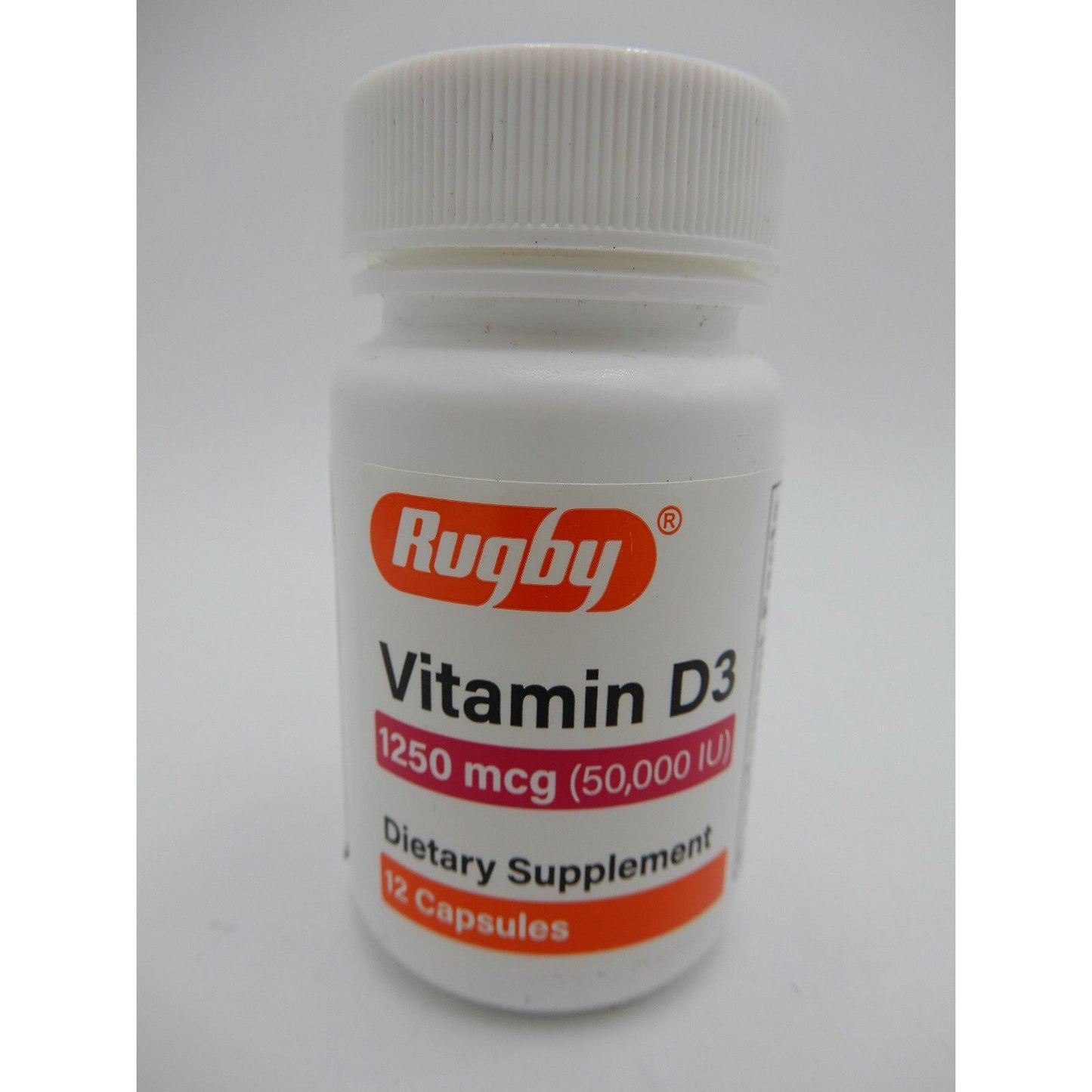 Vitamin D3 1250 mcg Capsule, 12 EA