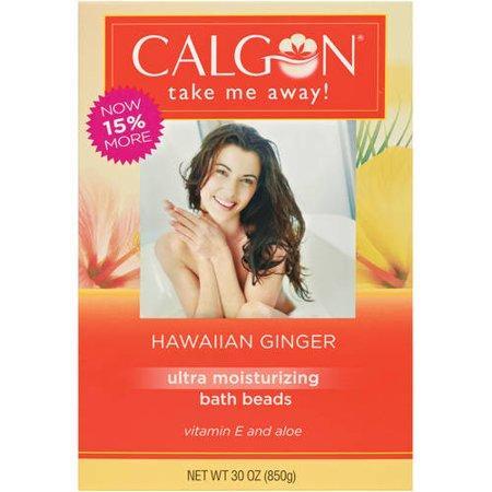 Calgon Ultra Moisturizing Bath Beads Hawaiian Ginger 30 Oz