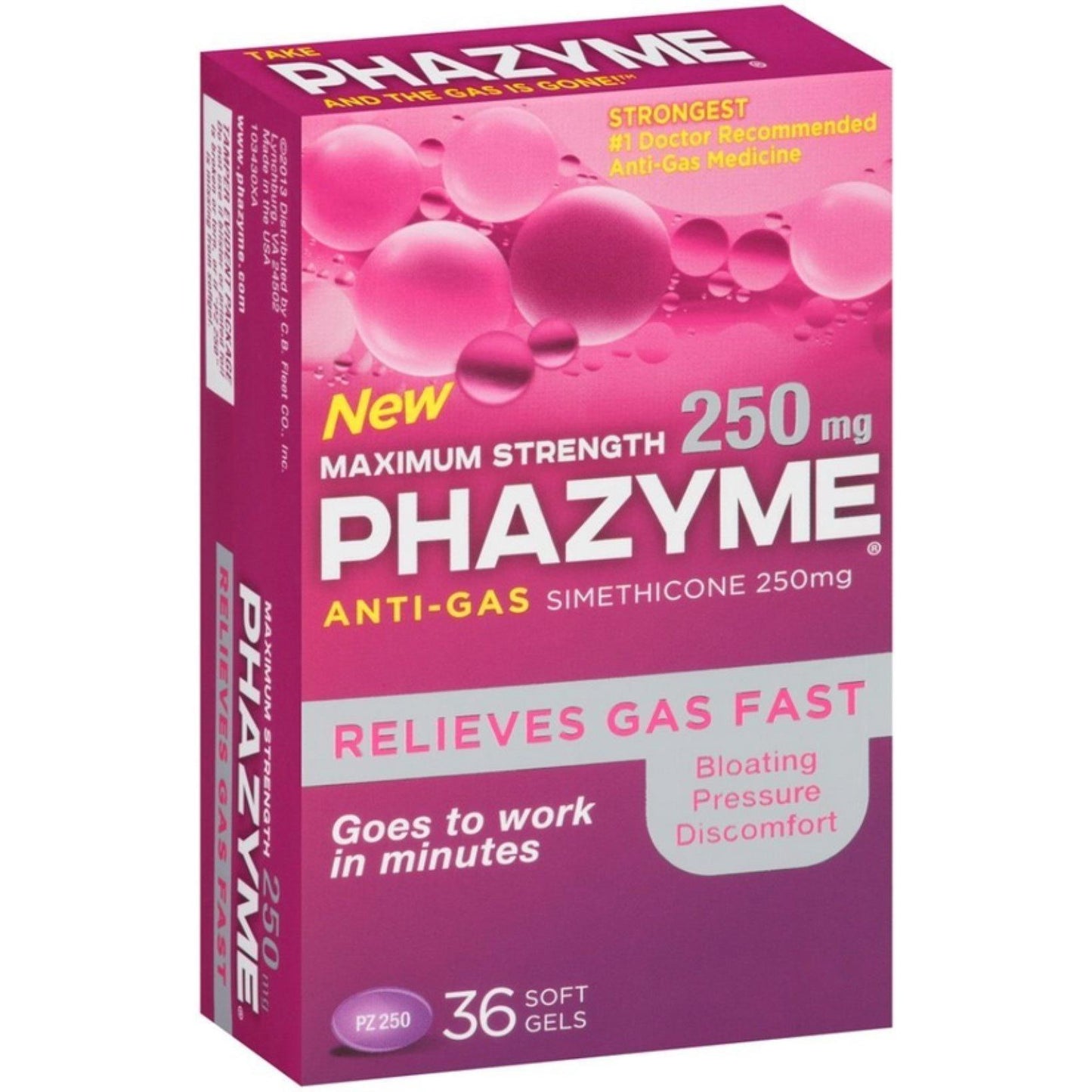 Phazyme Maximum Strength Gas And Bloating Relief, 250 Mg