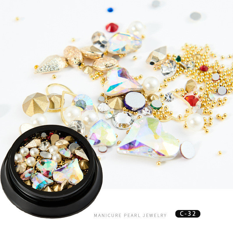 Popular Copper Round Rivets Nail Drill Ornaments