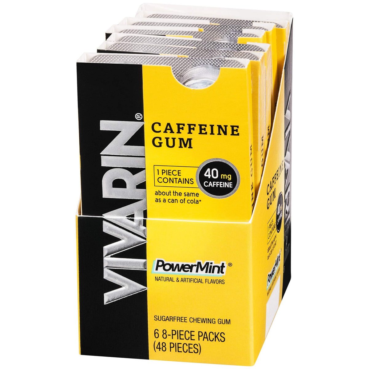 Vivarin Caffeine Gum PowerMint