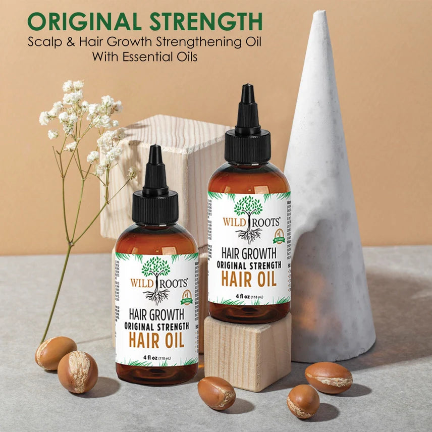 WILDROOTS Hair Growth Original Strength Hair Oil, 4 Fl. Oz.
