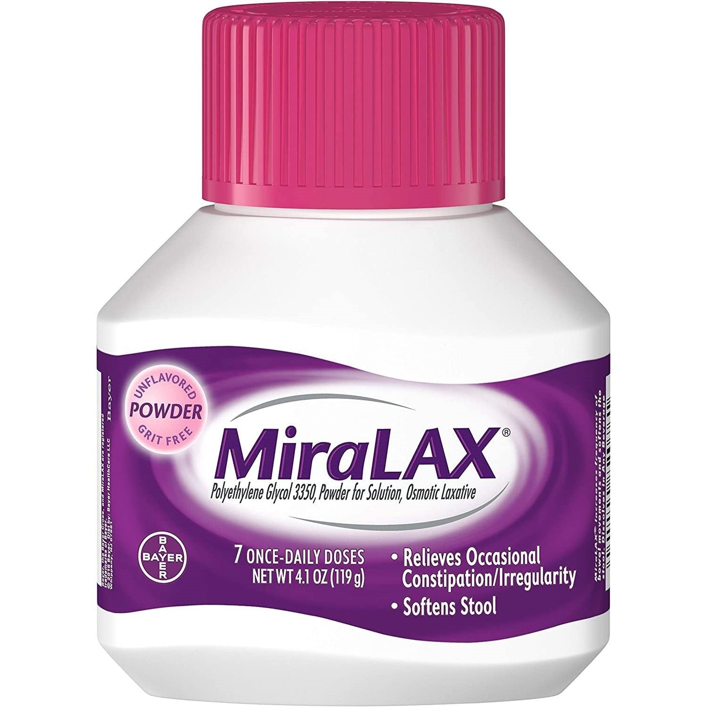 MiraLAX® 17 g Laxative Powder, 4.1 oz