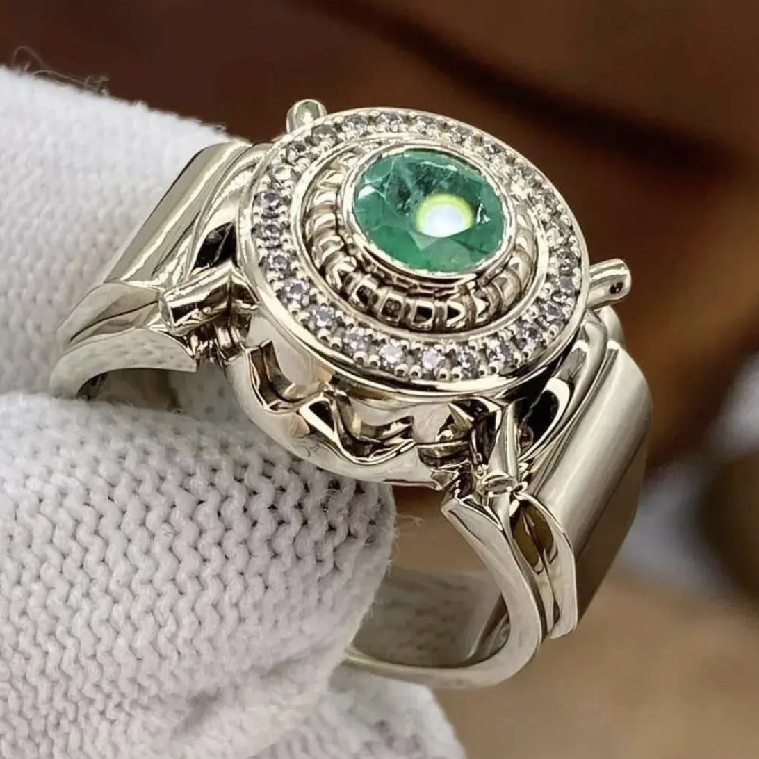Luxury Men's Engagement Wedding Hand Jewelry