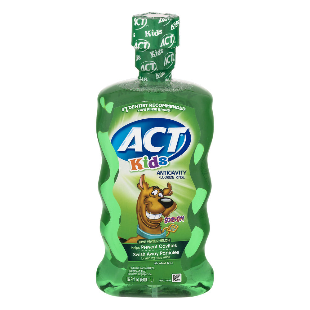 ACT Kids Anticavity Fluoride Rinse Scooby-Doo! Kiwi Watermelon