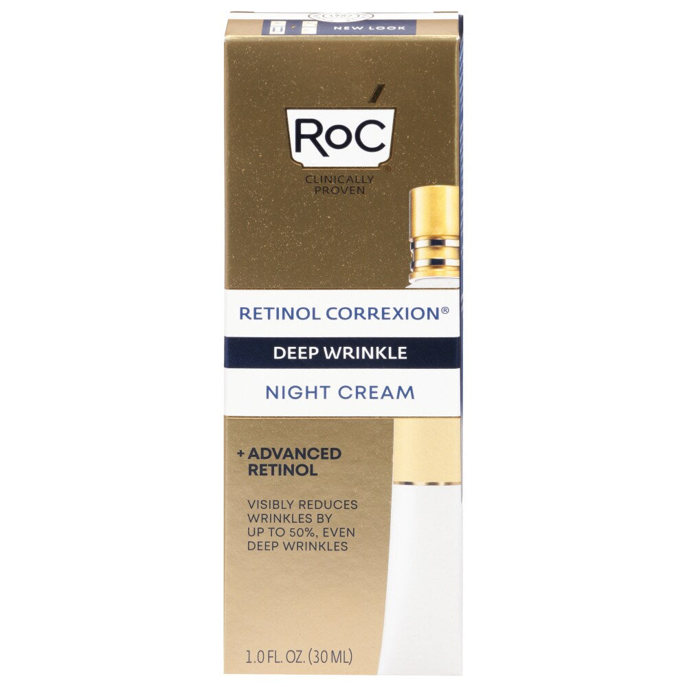 RoC Retinol Correxion Deep Wrinkle Night Cream 1.0 Fl Oz