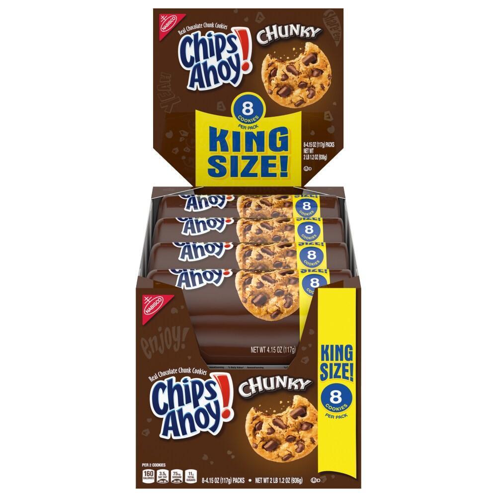 Chips Ahoy! Chunky Chocolate Chip Cookies King Size Multipack
