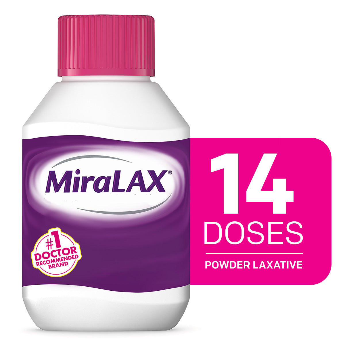 MiraLAX Laxative Powder Unflavored 14 doses