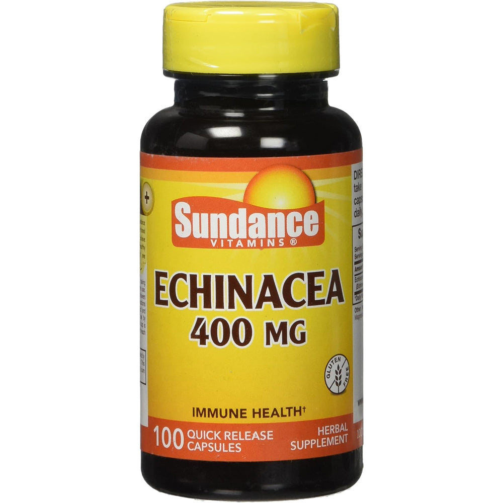 Sundance Echinacea 400 Mg Quick Release – 100 Capsules