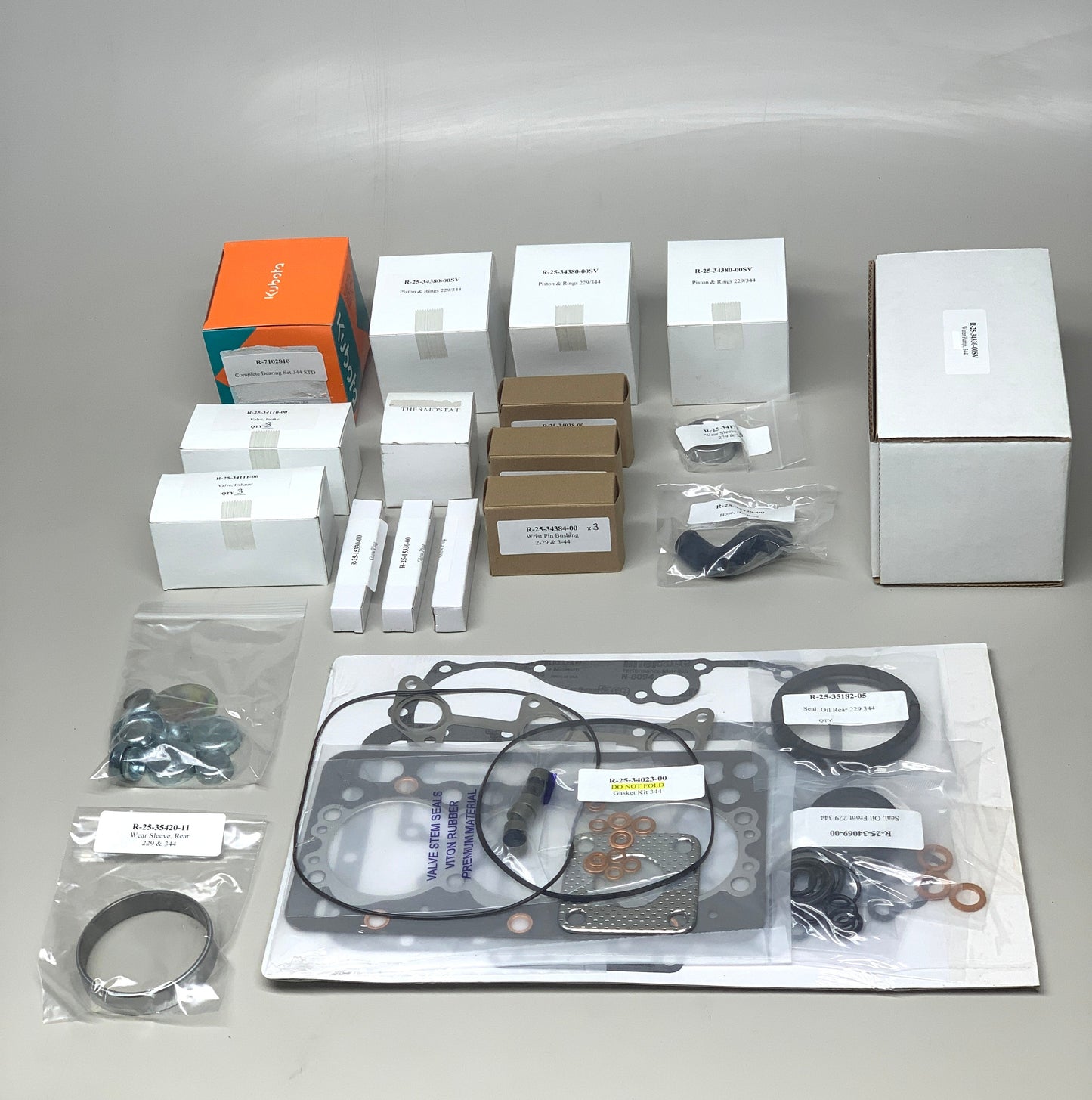 R-Eng Kit 344 Engine Overhaul Kit 3-44 Eng S/N 5A000