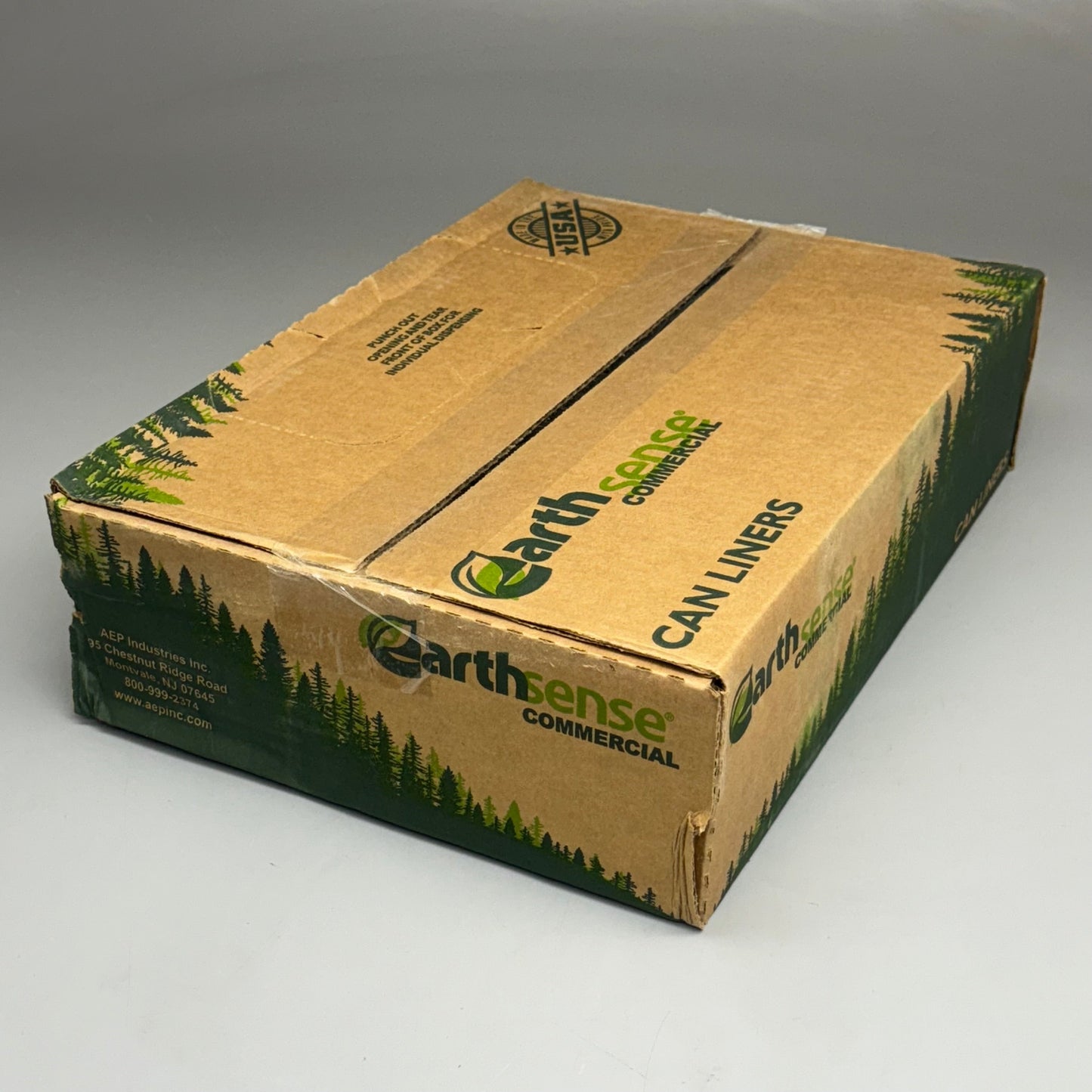 EARTHSENSE (500 PACK) 7-10 Gal Trash Black Bags 24”x 23” RNW2410-538892 Plastic Black
