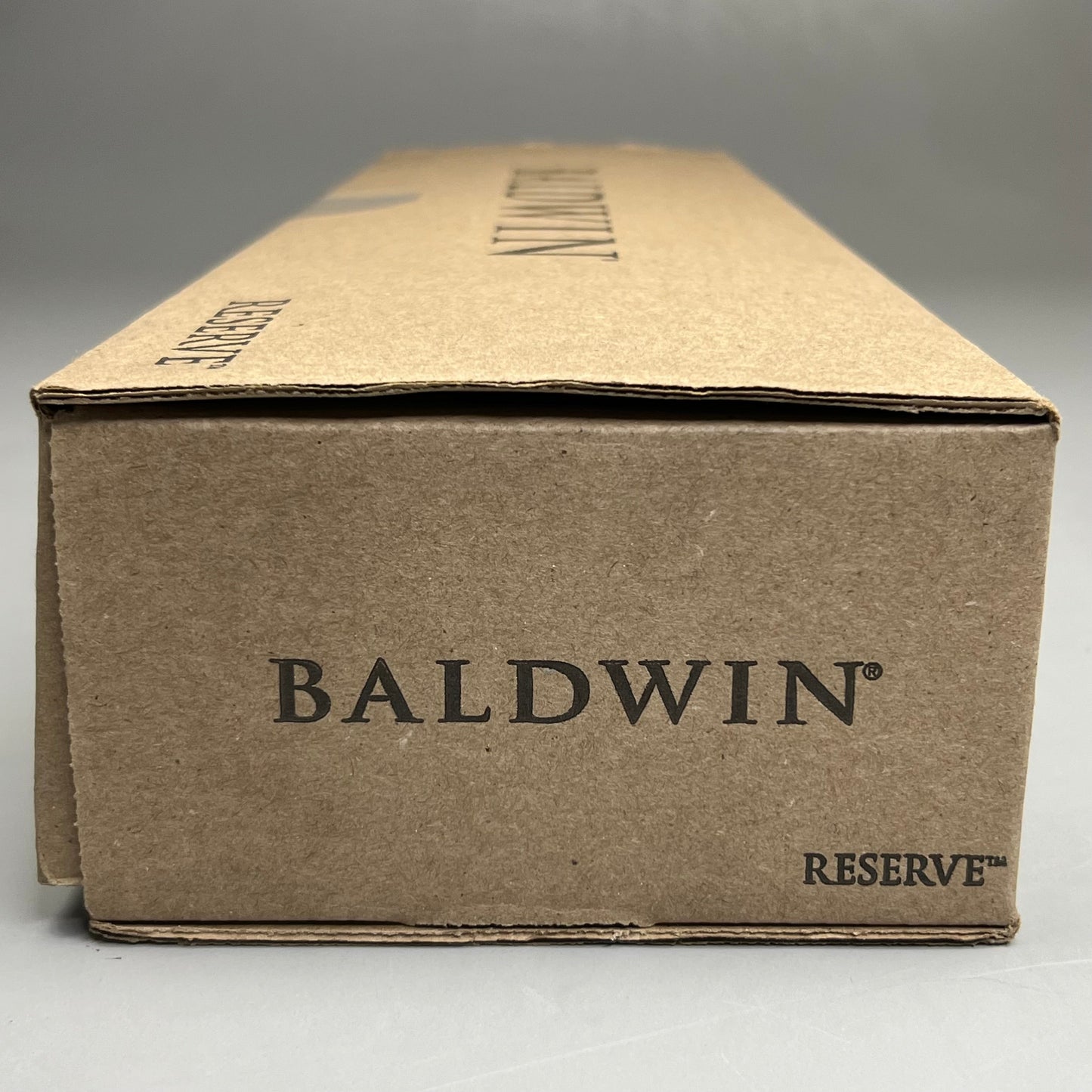 BALDWIN Seattle Egress Door Handleset Matte Black W/ Unhanded Sq Handle