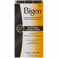 Bigen #57 Dark Brown Permanent Powder Hair Color
