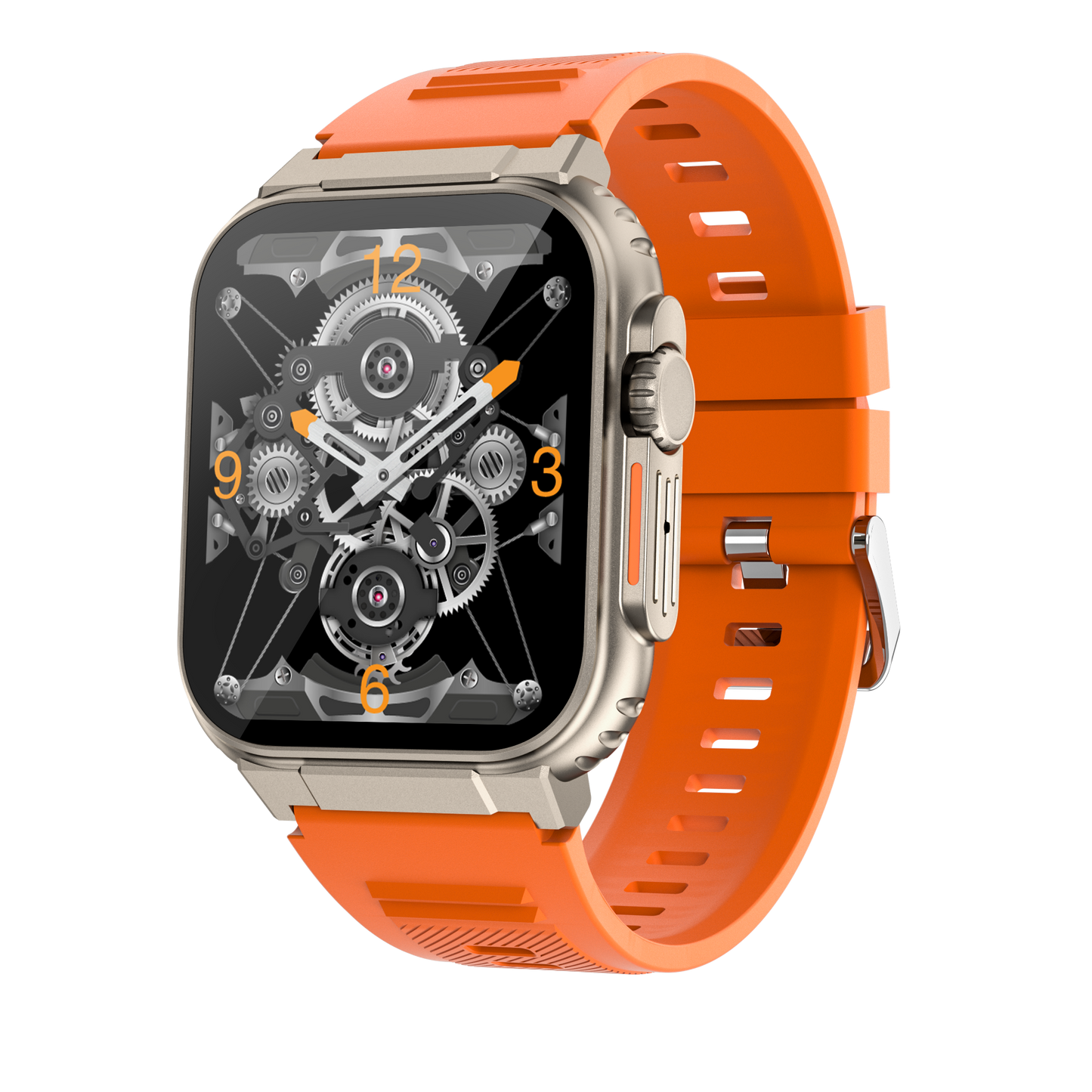 A70 Smart watch 1.96 inch BTCall 600mha SmartWatch for Men Women IP68 Waterproof Heart Rate Fitness Bracelet Sport