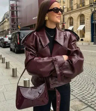Style Loft Collection Riserva Milano Matte Leather Jacket