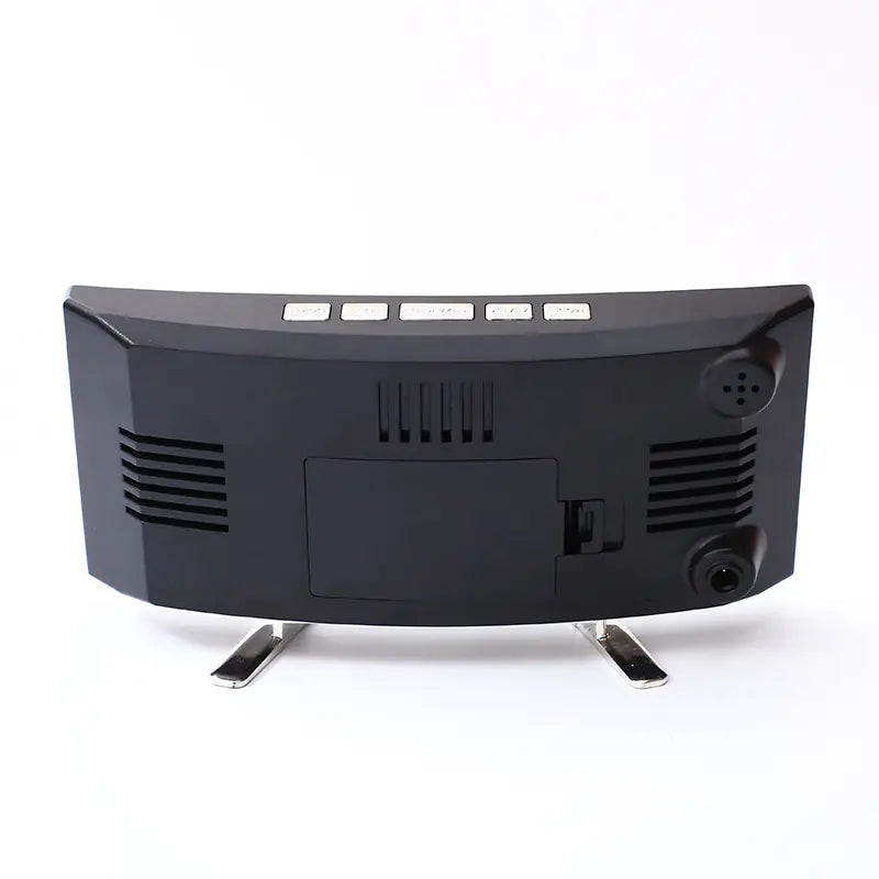 Style Loft Collection HomeLoft 5th Dimension Muthoni Curved LED Alarm Clock with Temperature & Humidity Display
