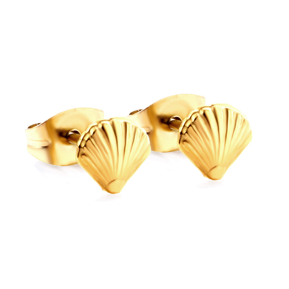 Shell Stud Earrings