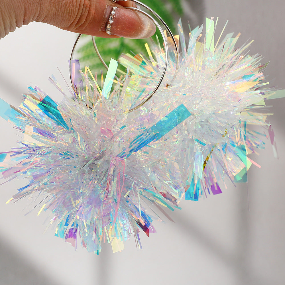 Party Patriotic Elements Glossy Shiny Earrings