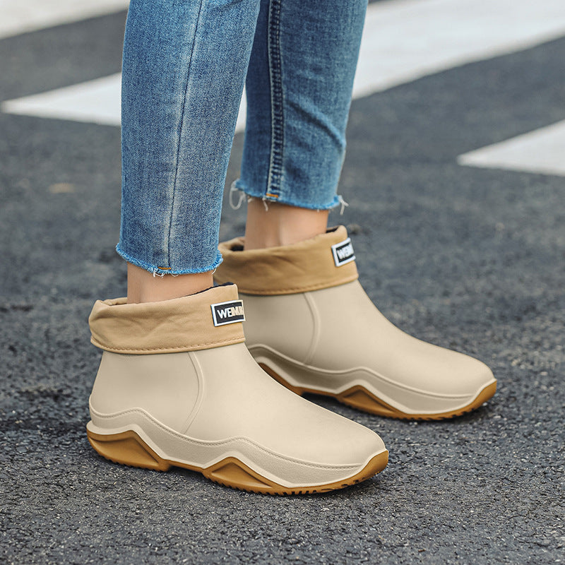 Men's Short Tube Waterproof Rain Boots