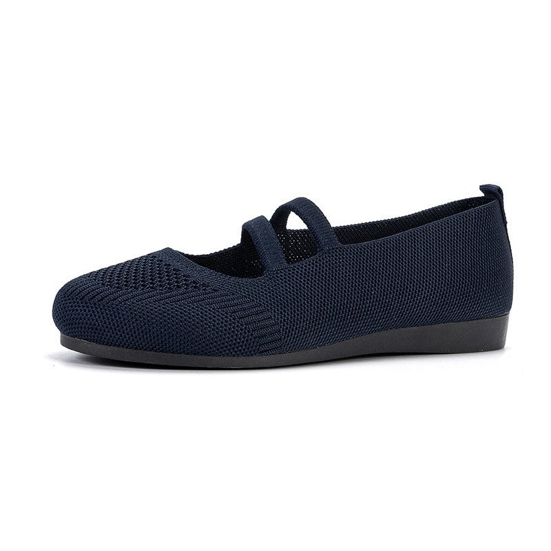 Fashionable Breathable Soft Bottom Mom Shoes