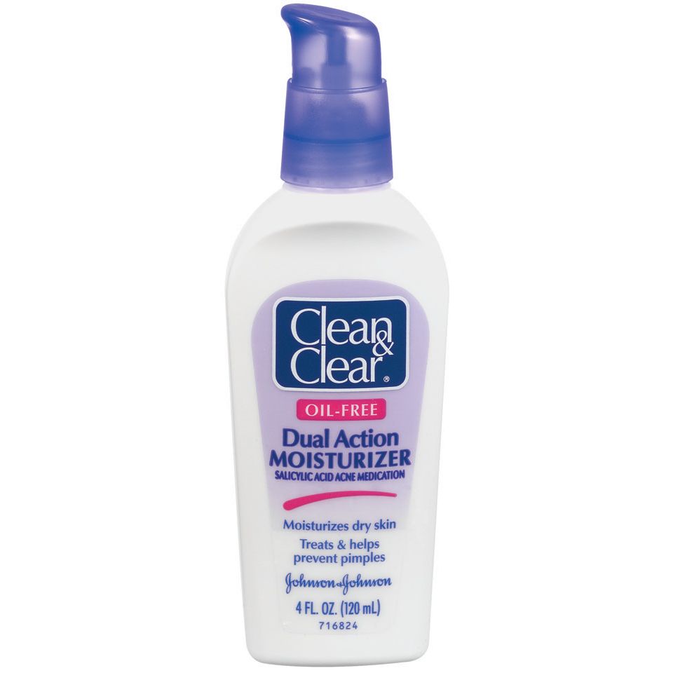 Clean & Clear Essentials Dual Action Acne Facial Moisturizer 4 Fl Oz