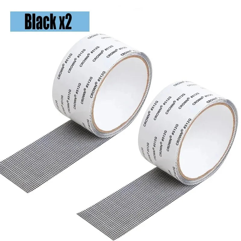 Mosquito Net Windows Anti-Mosquito Mesh Easy-to-Apply Waterproof Window Screen Repair Tape Self-Adhesive Mesh Patch