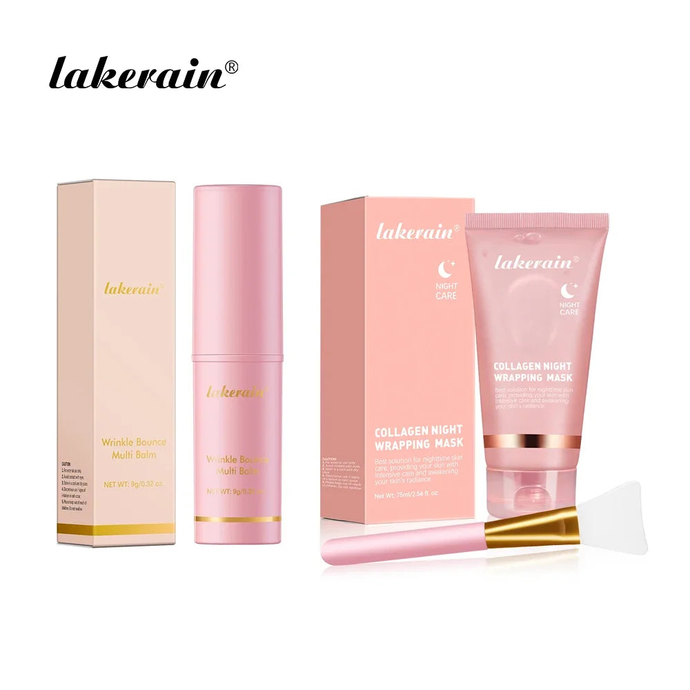 Collagen Wrapping Peel-off Mask Rejuvenation Moisturizing Brightening Korean Face Mask Make Glowy Skin Elasticity Facial Mask