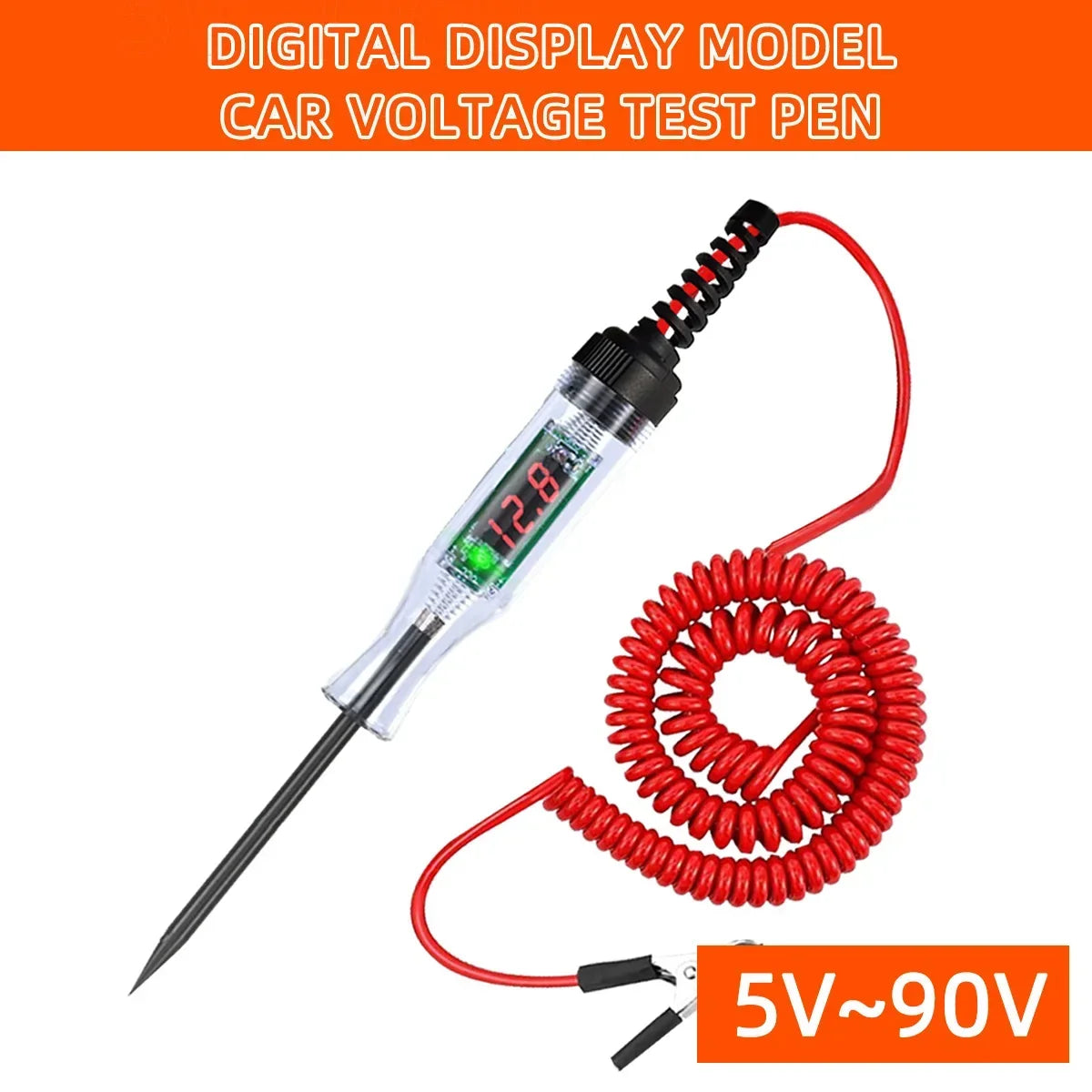 Car Truck Voltage Circuit Tester Auto Car Diagnostic Probe Test Pen Light Bulb Electric Measuring Pen Repair Tools 6V 12V 24V