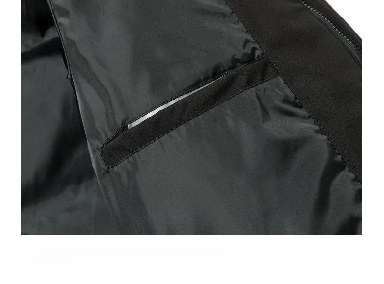Winter Luxury Brand Men's Down Jacket Coat Parkas Padding Warm Puffer Jackets Long Man Jacket Knee Length Thickened Hooded HXY02