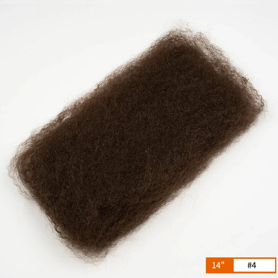 Afro Kinky Bulk Human Hair for Braiding & Dreadlocks | 100% Virgin Brazilian Remy (50g)