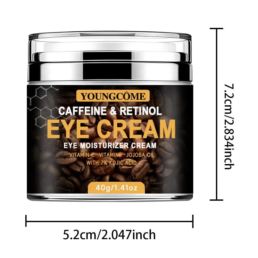 Caffeine Eye Cream Fade Dark Circles Eye Cream Firming Removal Puffiness Moisturizing Lightening Anti-aging Eye Cream