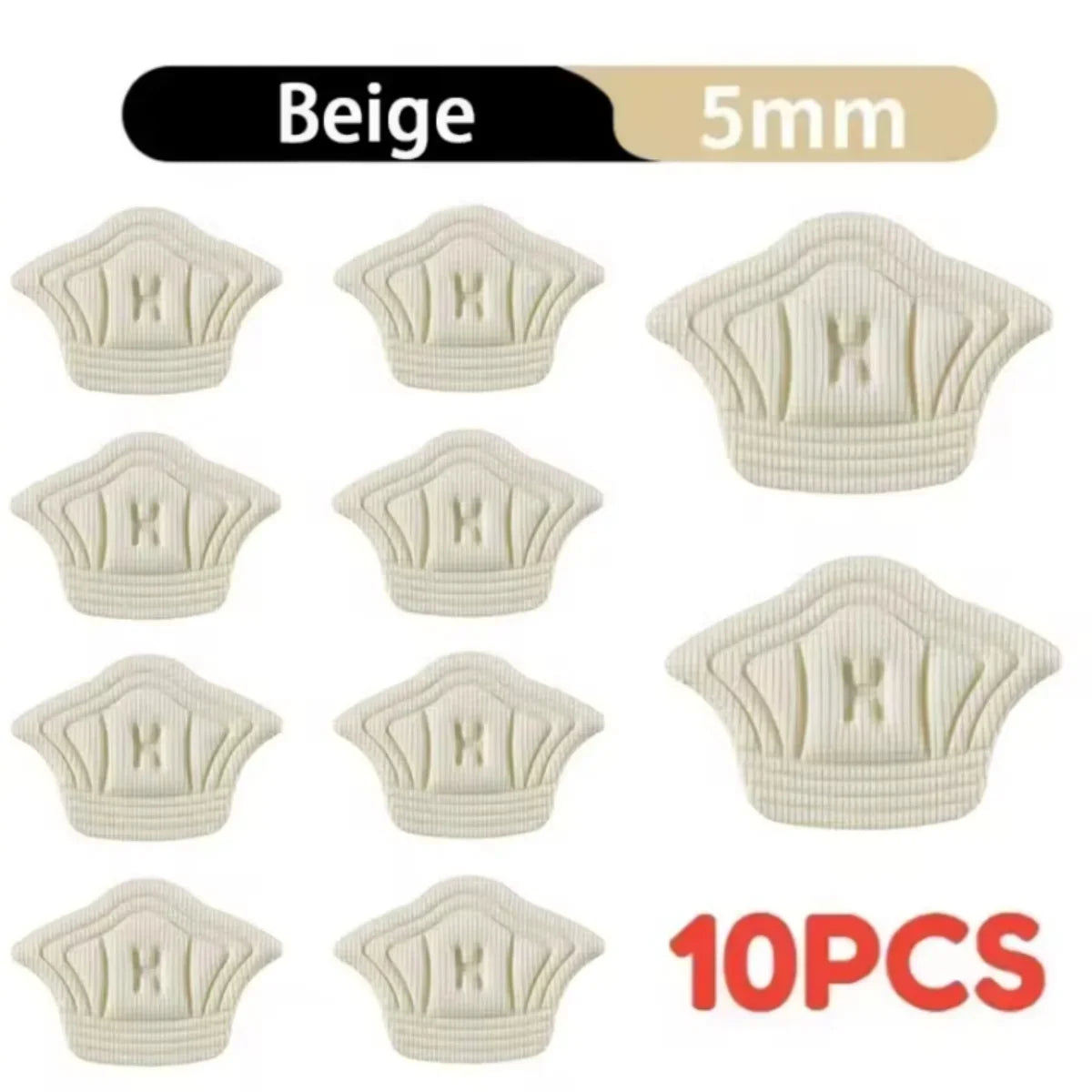 5Pairs Insoles For Shoes Patch Heel Pads For Sport Shoes Adjustable Size Feet Pad Insole Heel Protector Back Sticker Shoe Pad