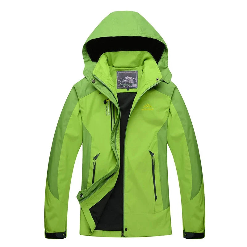 TRVLWEGO Women's Waterproof Hiking Jacket Windproof Windbreaker Camping Hunting Climbing Trekking Fishing Coat Outdoor Clothing
