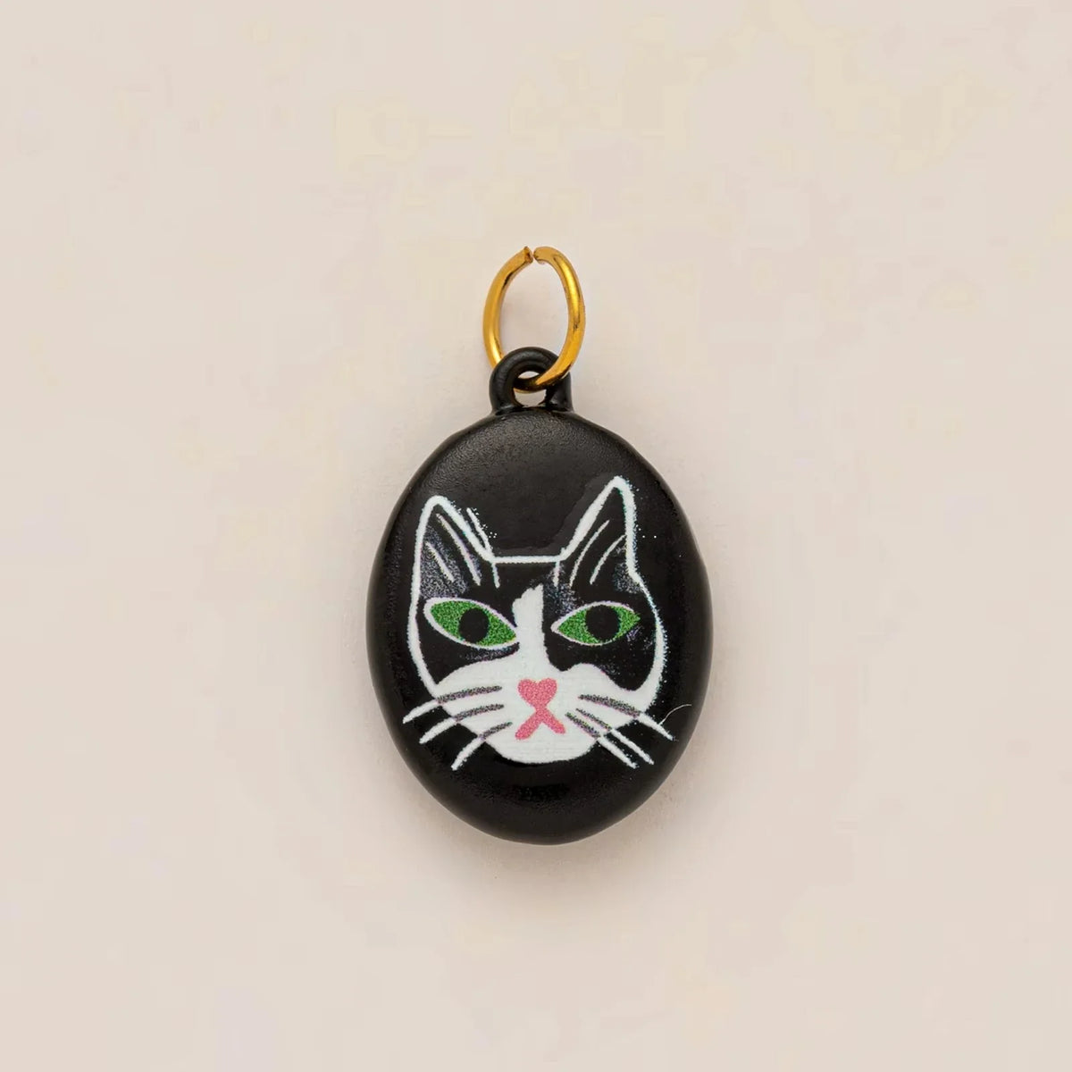 Colorful dopamine pendant necklace, heart-shaped sun, white dove, small snake, gold-plated and color preserving