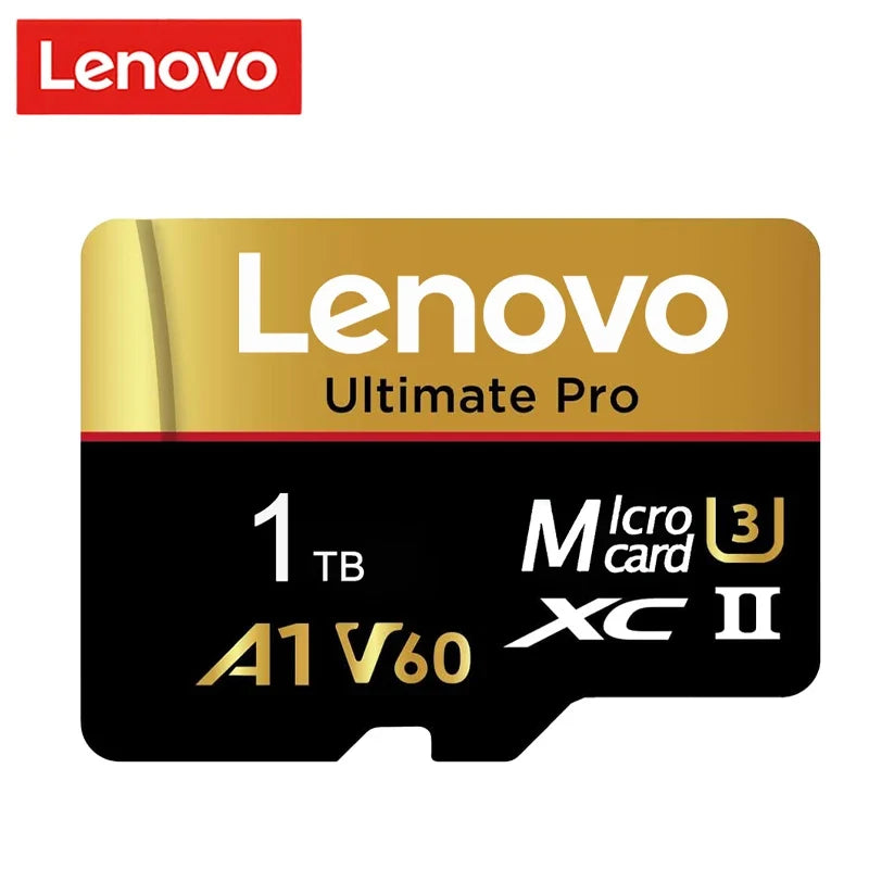 Lenovo SD Memory Card 128GB 256GB 512GB 1TB Micro SD Card V60 U3 Flash Cards TF Card Memory Microsd For Insta360 DJI Drone
