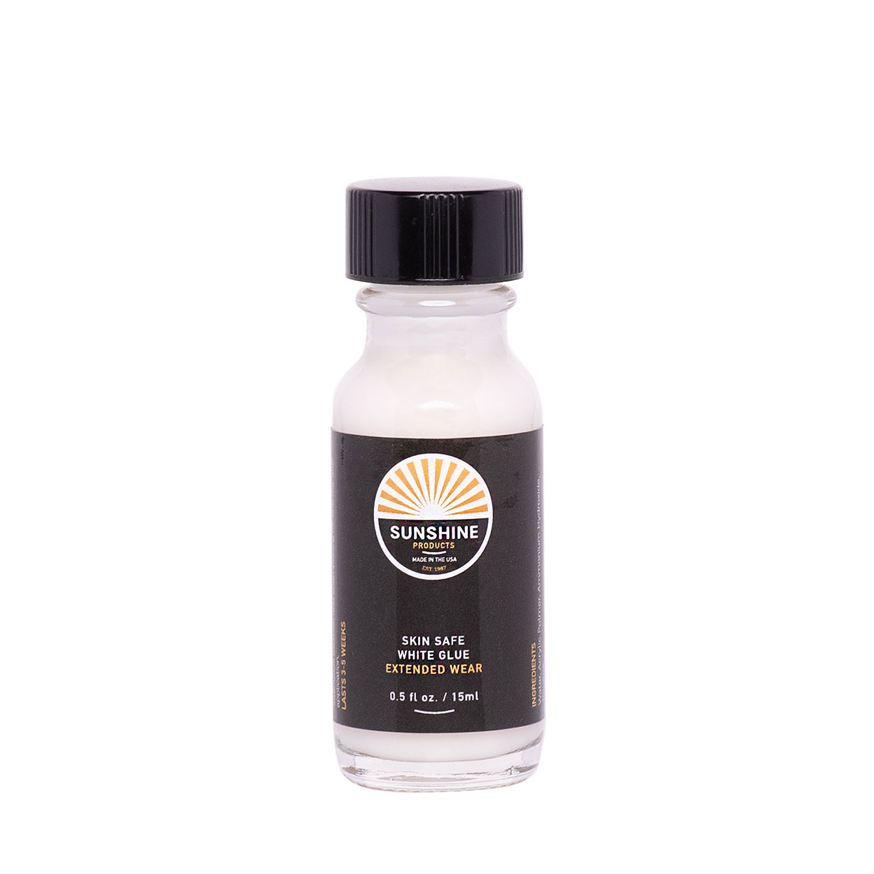 Sunshine Skin Safe White Glue Extended Wear 0.5 oz