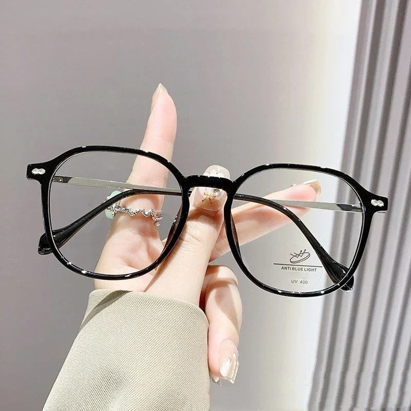 Women's Fashionable Reading Glasses Super Light and Versatile Anti-blue Light Glasses for Middle-aged and Elderly