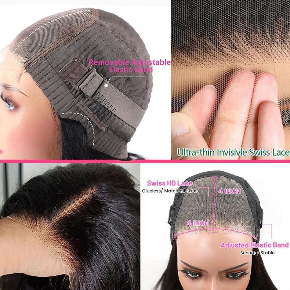 100% Human Hair Curly Bob Wigs | 5x5 HD Lace Closure, Glueless Ready to Wear