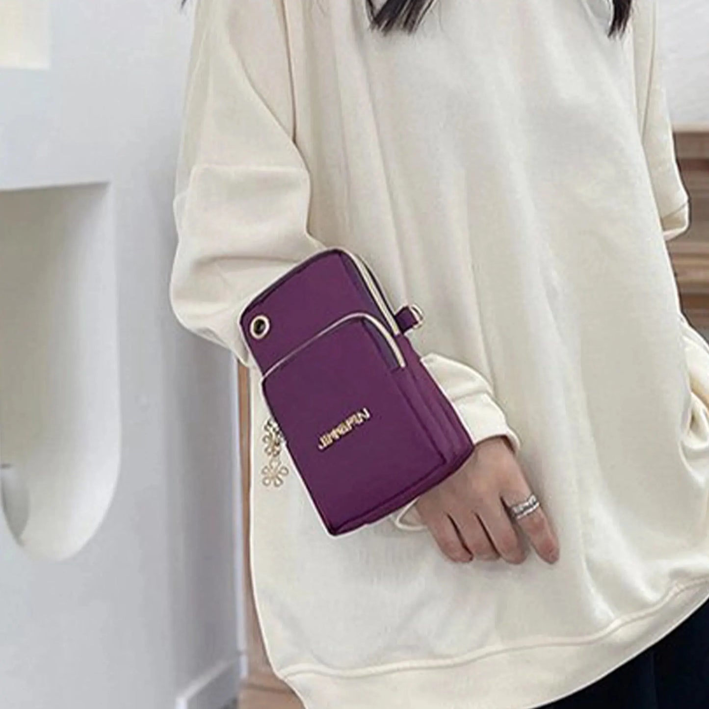 New Fashion Women's Mobile Phone Bag | Mommy Coin Bag & Neck Hanging Running Cover (Casual Crossbody Mini Bag)