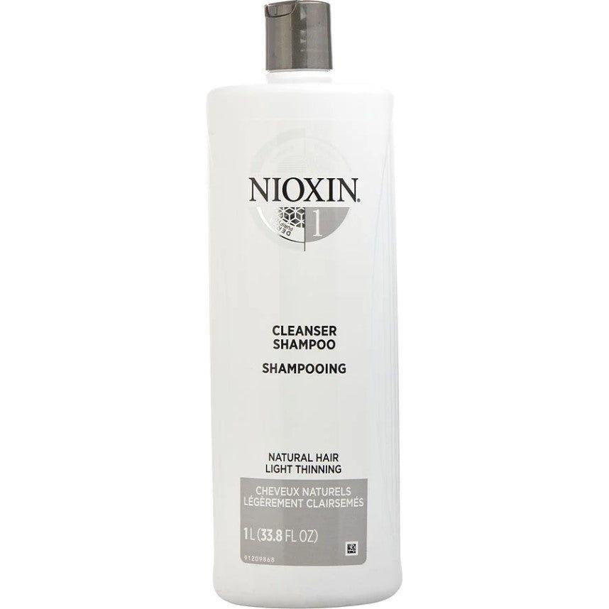 Nioxin System 1 Natural Hair Light Thinning Cleanser Shampoo 33.8oz