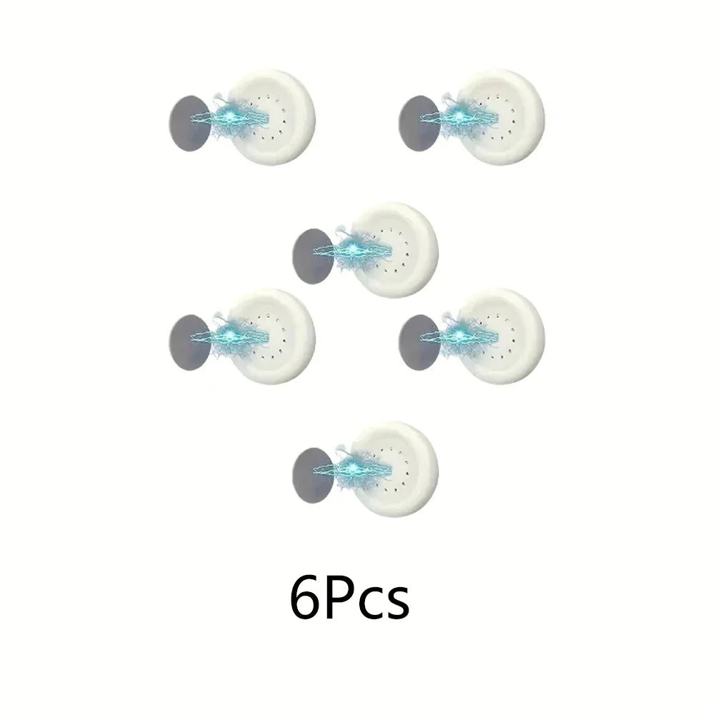 3/6pcs No Drill Magnetic Remote Holder - Wall Mount for TV/AC/DVD Remotes, White Space-Saving Design