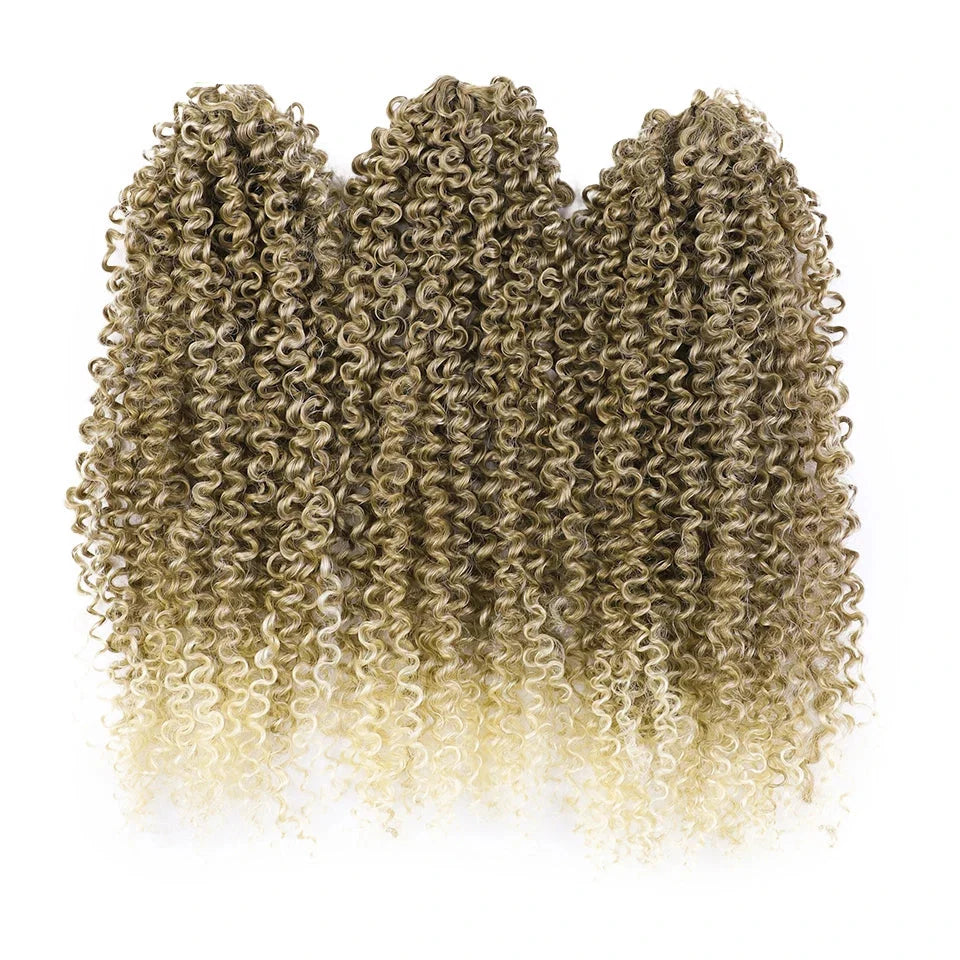 18 Inch Passion Twist Braids Crochet Hair | Afro Kinky Curly | 60 Strands